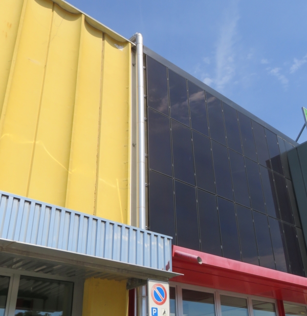 système de panneaux de facade panneaux architecturaux avec solution solaire