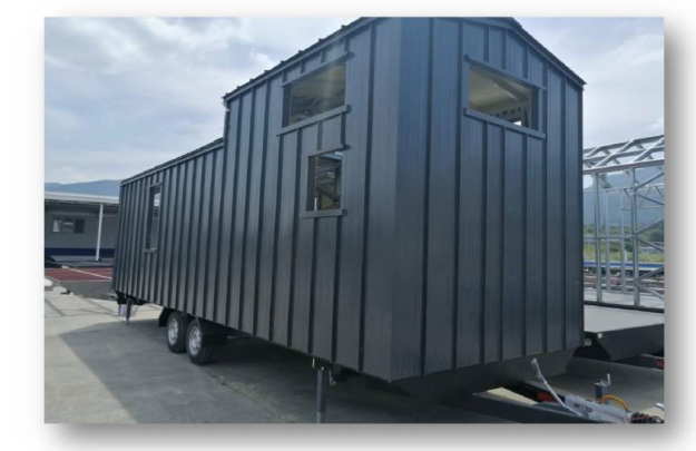 tiny house in opbouw