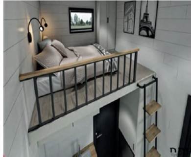 volledig ingericht Tiny House op wielen