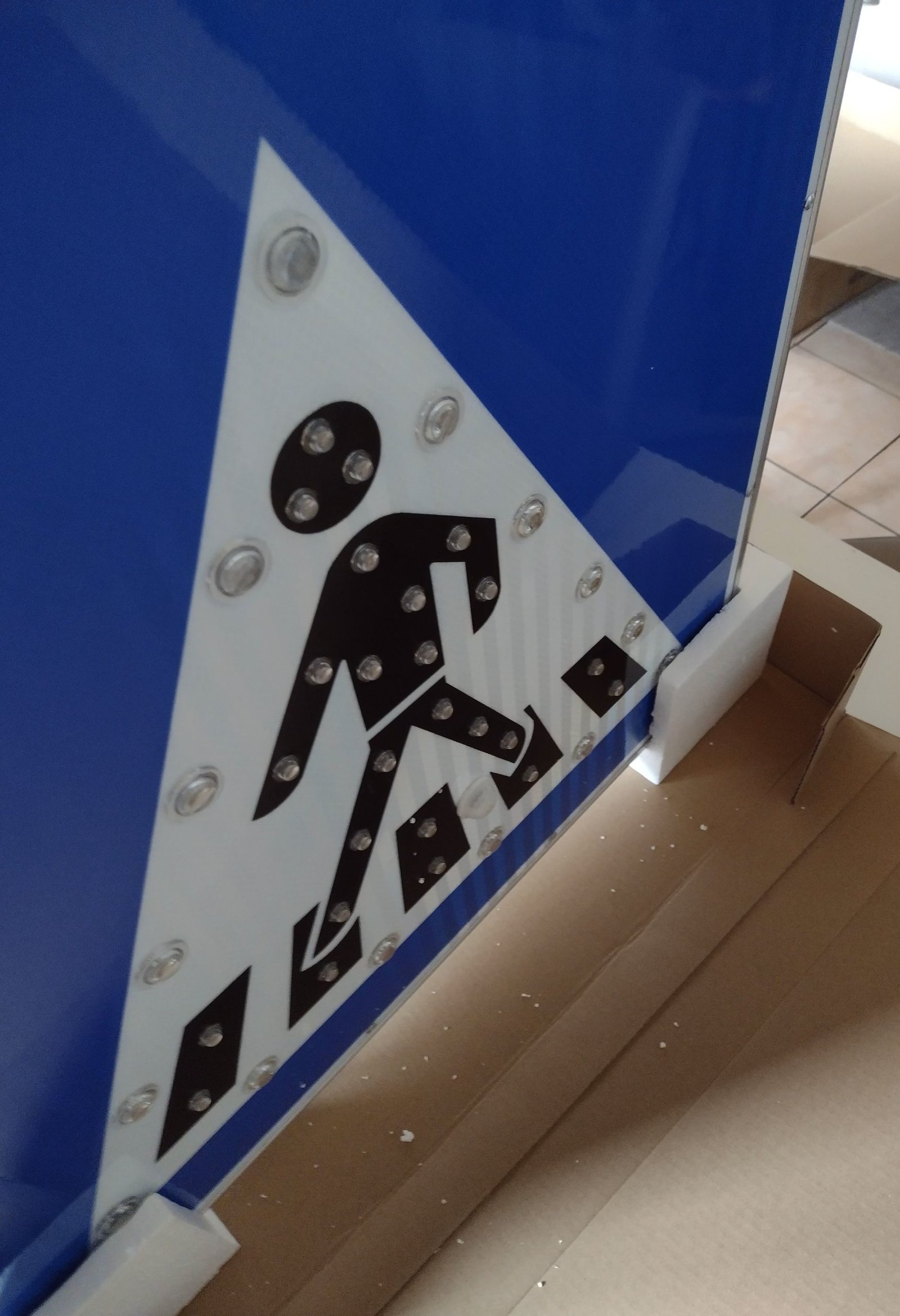 Zebrastreifenbeschilderung Fußgängerüberweg Verkehrszeichen 350-10