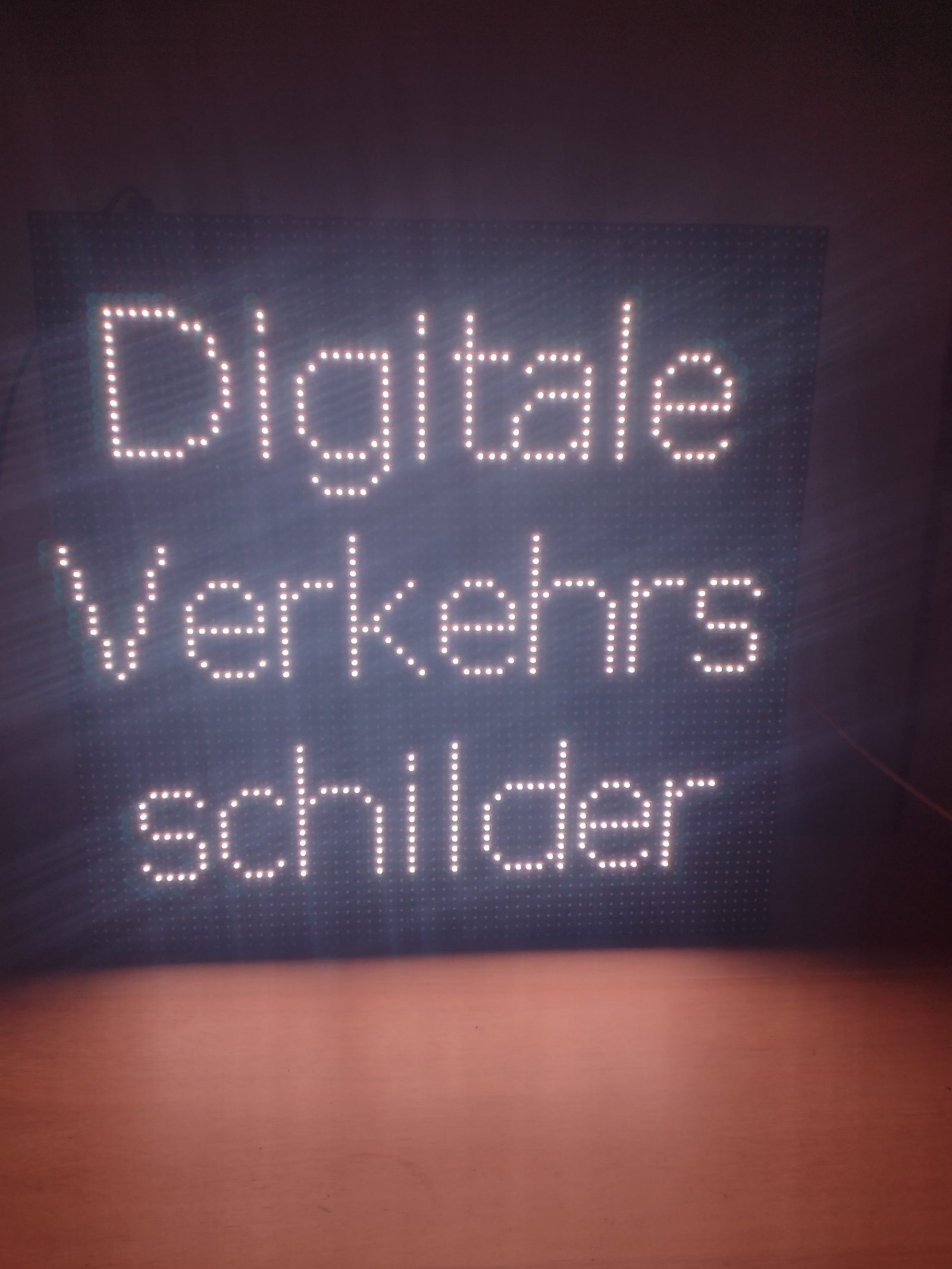 digitale verkehrsschilder
