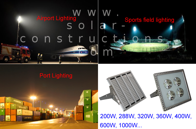 High mast LED light illuminate large areas with led,loading dock led light