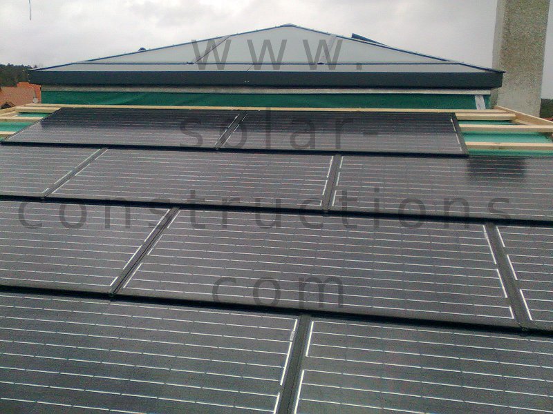 geïntegreerde fotovoltaïsche zonnepanelen Geïntegreerde plaatsing van panelen