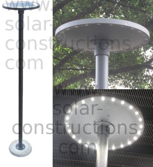 led parklight solar park lamp