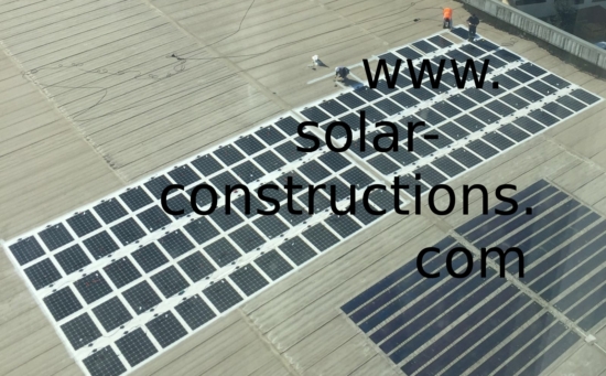 panneaux solaire pour integration dans des toitures epdm