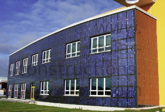 solar facade bipv nieuwe facade voor gebouw