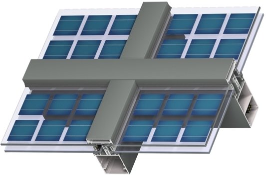 solar facade system bipv solution pv window