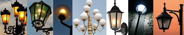 stijlvolle lantaarn met led lampen lichtbron