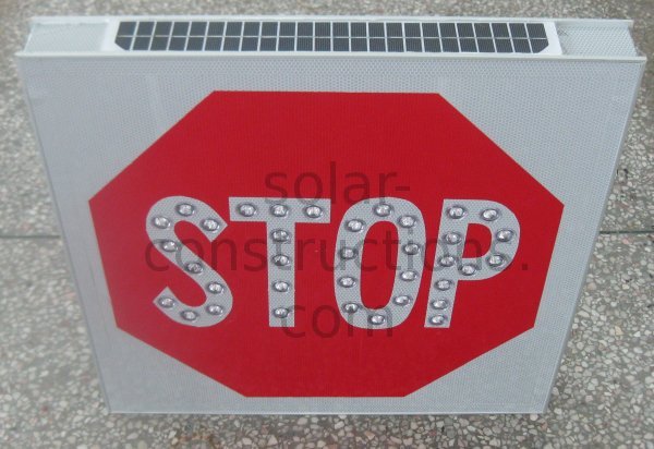 signalisation routiere solaire led panneaux de signalisation