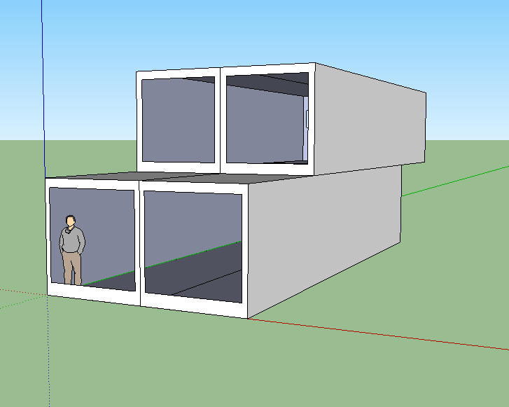 maison modulaire ecologique, pop up container