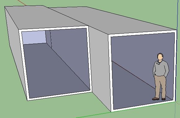 simple modular house of 56m2