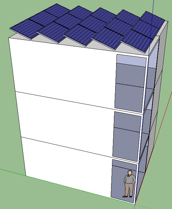 modular house powered by solar