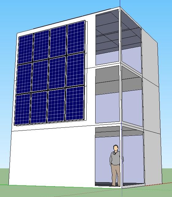 energiezuinig wonen met solar facade