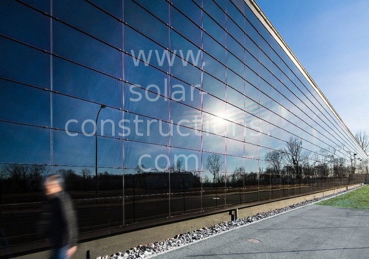 facade solaire, Murs photovoltaïques